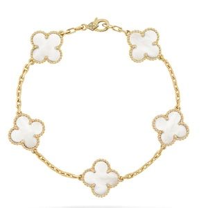 Van cleef Mother of Pearl Alhambra Gold